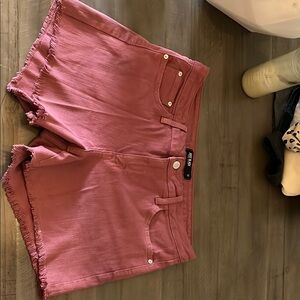 Just Black High Waist Pink Shorts